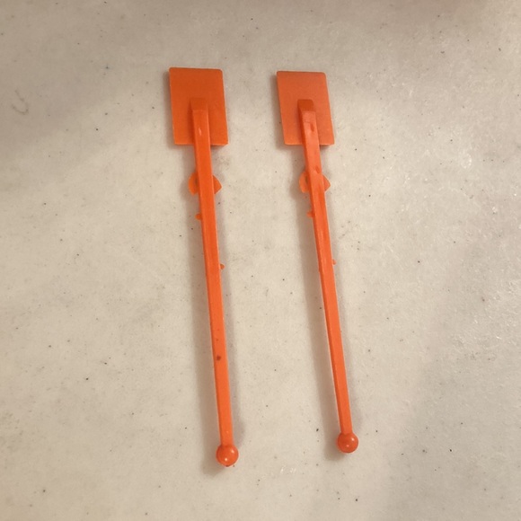 The Castaways Orange Vintage Swizel Sticks (2) Las Vegas, Nevada - Picture 3 of 5